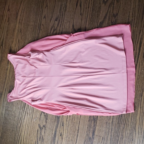 Formal Dark Blush Dress with Accebt Rhinestones - Picture 5 of 10